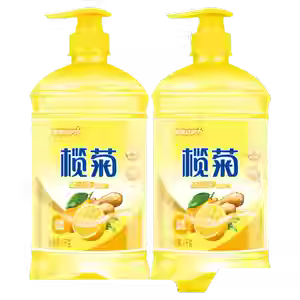 榄菊去腥超洁洗洁精 1kg 瓶装正面图，白色瓶身配绿色标签
