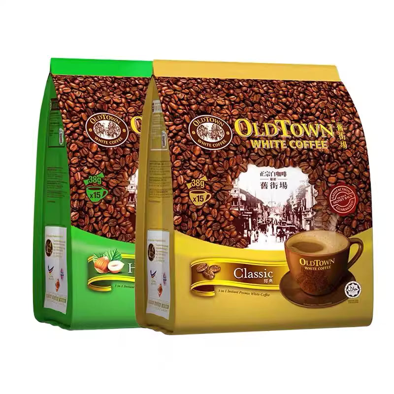 马来西亚旧街场咖啡榛果原味低糖摩卡奶茶任选