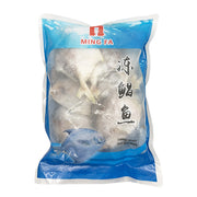 明发野生冷冻鲳鱼 1kg 包装正面图，展示完整袋装海鲜产品