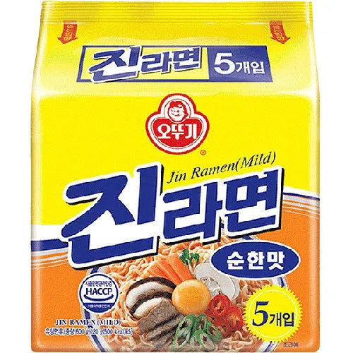 韩国不倒翁金拉面原味蓝色包装单袋正面特写