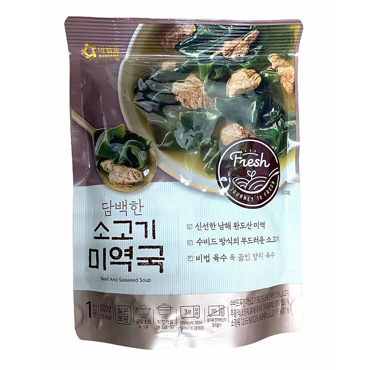 Ourhome 韩国海带牛肉汤 300g 速食汤包正面包装图