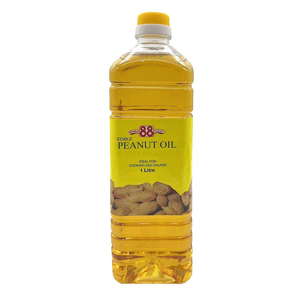 88Brand 花生油 1L 精致瓶装，香气浓郁适合单人份重口味料理