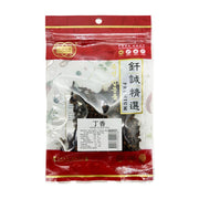 钎诚精选丁香30g包装正面图，透明袋装可见干燥饱满的丁香颗粒，包装上有红色封条和营养成分表。