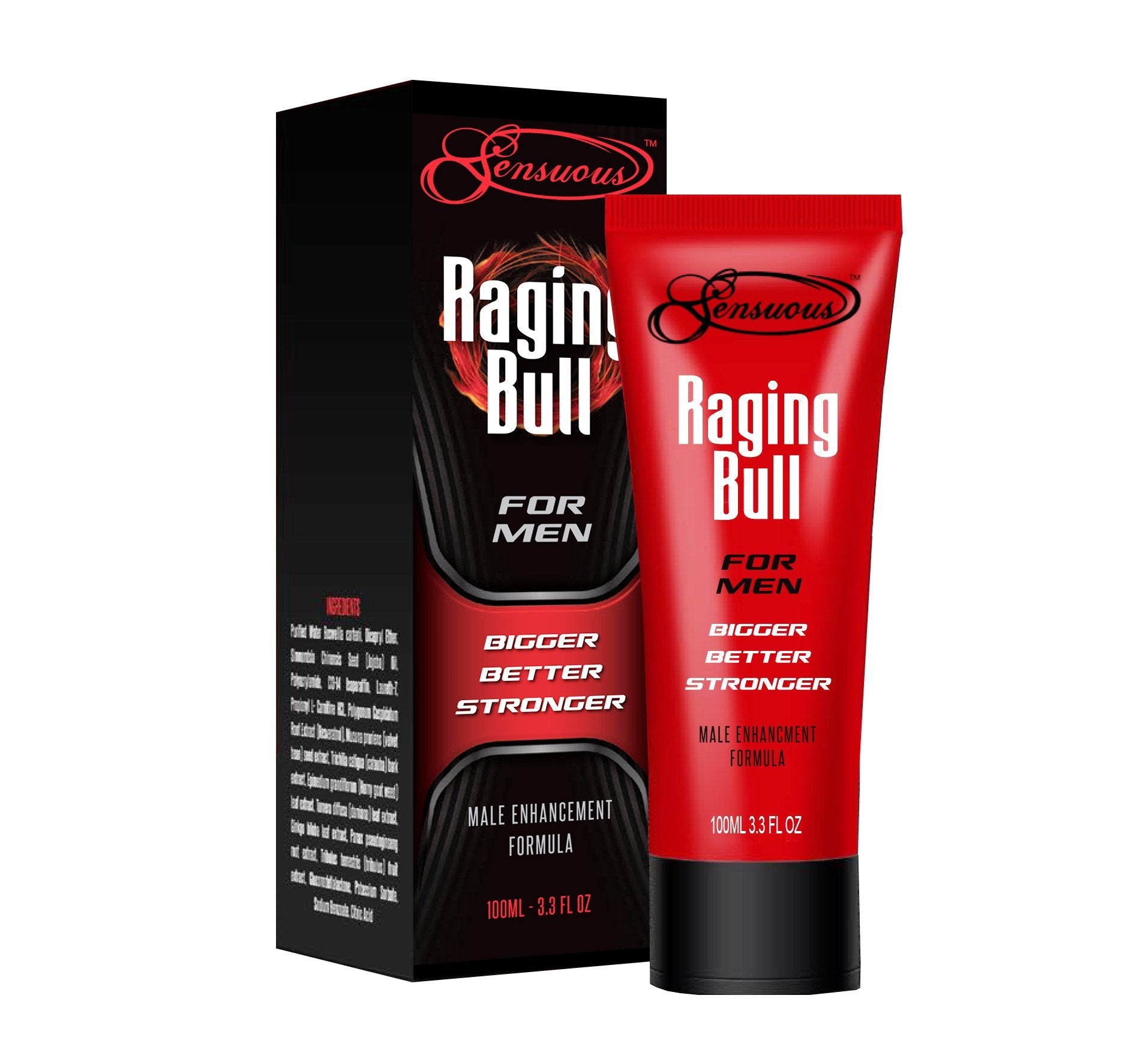 Raging Bull 男士护理霜 100ml 白色瓶身正面图