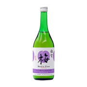 雑贺纪州梅Rock'n Plum无酒精梅酒风味饮品720ml，绿色玻璃瓶装，白色标签印有紫色梅子图案及“梅”字样。