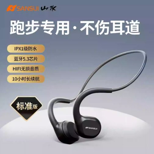 无线骨传导蓝牙运动耳机 跑步开放式耳机展示图