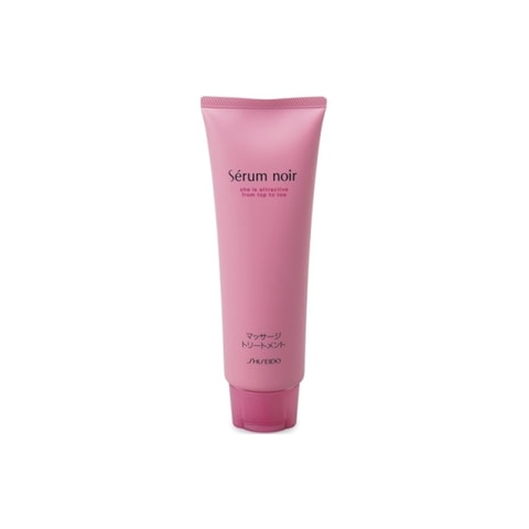 资生堂不老林粉色管状护发素正面图，白色背景，瓶身印有日文产品说明。