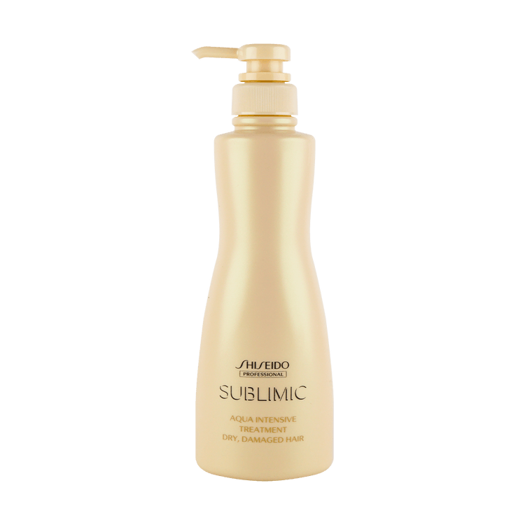 资生堂专业护理水活补水防脱洗发水，淡黄色瓶身正面展示，黑色背景。