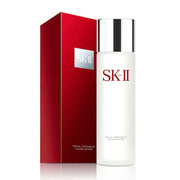 SK - II 神仙水护肤精华露正面图，红瓶身搭配米奇联名图案