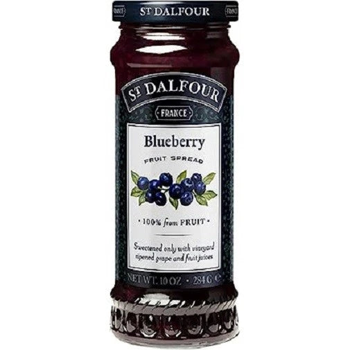 St. Dalfour 蓝莓口味果酱瓶装，含饱满果肉颗粒