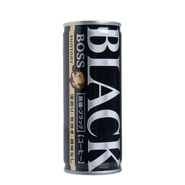 三得利BOSS黑咖啡185ml罐裝 日本無糖即飲咖啡