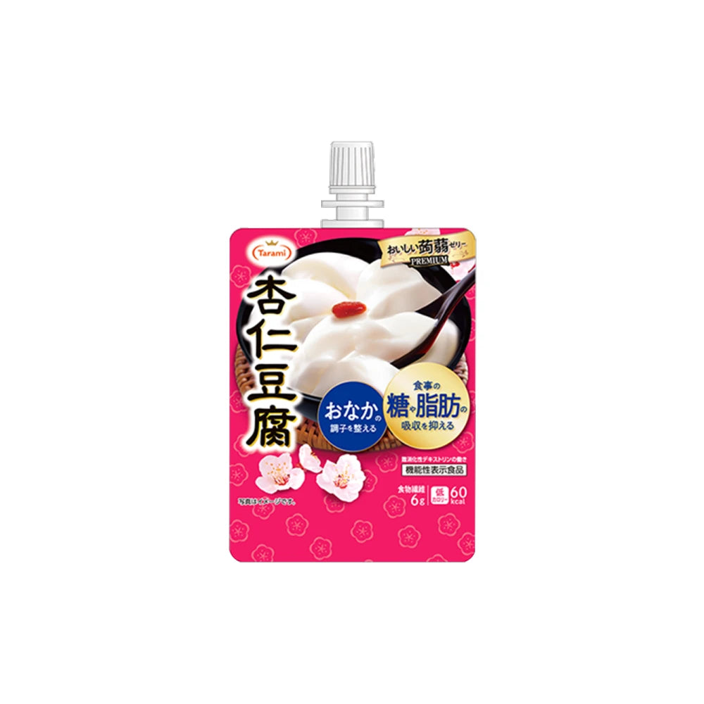 Tarami 0 糖杏仁豆腐味蒟蒻果冻吸吸袋包装正面