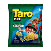Taro Net 海苔味薯片 62g 包装正面图，展示绿色包装袋、品牌 Logo、潜水员卡通形象及网格状薯片。