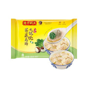 湾仔码头荠菜马蹄大馄饨 600g 包装正面，展示品牌标志与产品名称