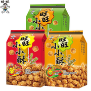 旺旺小小酥 200g 分享装主图，展示含 8 个独立小包的酥脆米果零食包装