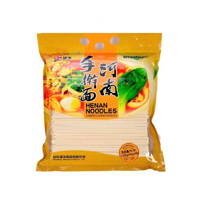 望乡河南手擀面包装图，口感劲道适合红烧或清汤