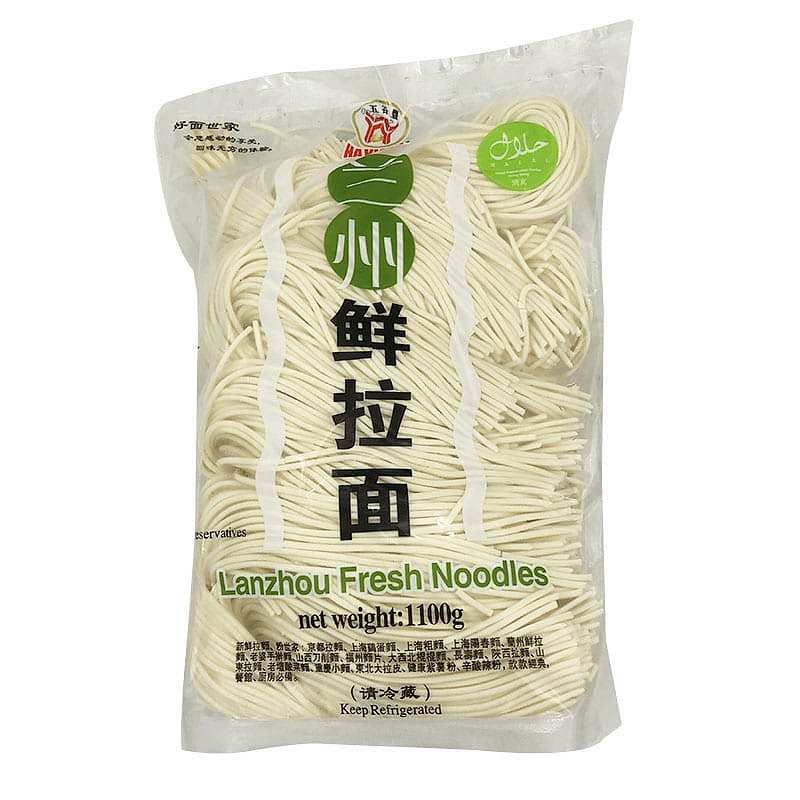 五谷堂兰州鲜拉面干面包装，展现西北风味劲道面条