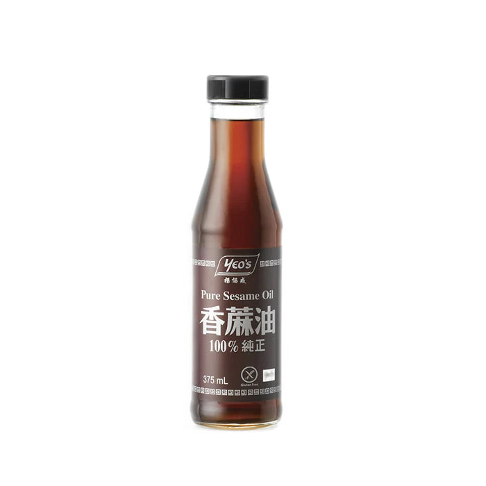 375 毫升中瓶装杨协成芝麻油，日常烹饪实用容量展示
