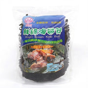 义峰鲜绿海带芽 130g 包装袋正面，展示品牌与干货形态