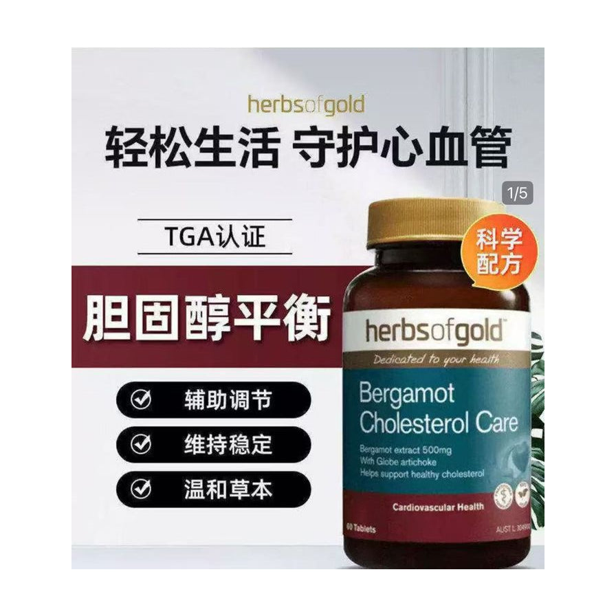 和丽康佛手肝片宣传海报，带有中文卖点“胆固醇平衡”及 TGA 认证标识。