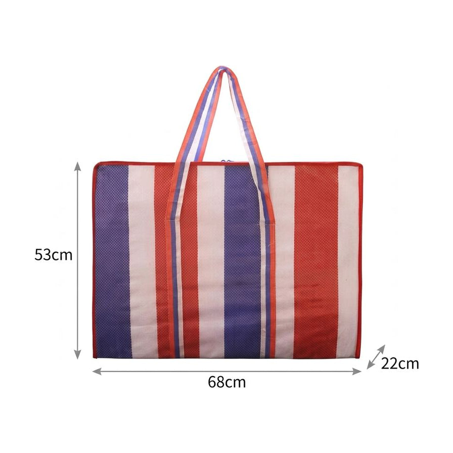 收纳袋尺寸示意图，白色背景上标注长宽高具体厘米数值。