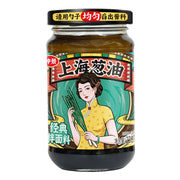 仲景上海葱油酱 230g 瓶装正面图，展示产品包装与标签信息